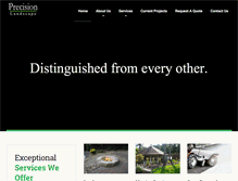 Tablet Screenshot of precisionlandscapeinc.net